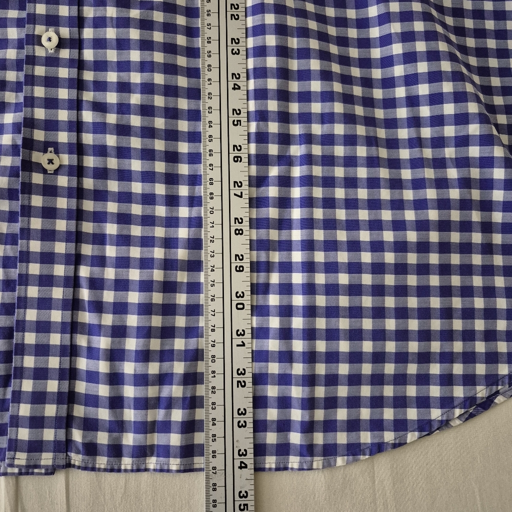 Robert Graham Purple‎ Gingham SS Button Up Shirt 3XL Preppy Spring Vibes Party - Picture 9 of 9